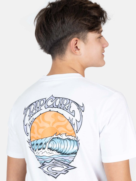 Polera Niño Search Hazey Days Blanco Ripcurl - Imagen 3