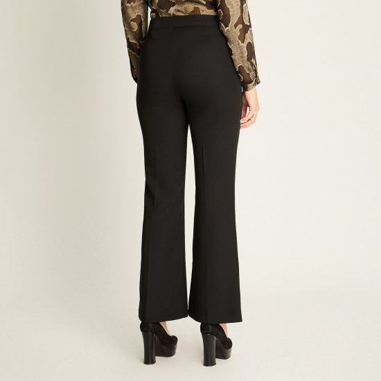 Pantalón Formal Negro Flare Ldp - Imagen 2