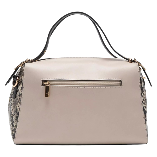 Cartera Dos Asas Mediana Gazel Off White Car3299 - Imagen 2