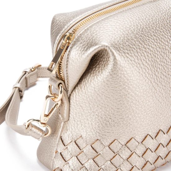 Cartera Bandolera Grande Gacel Dorado Car3346 - Imagen 4