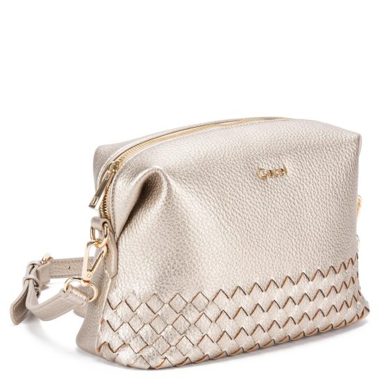 Cartera Bandolera Grande Gacel Dorado Car3346 - Imagen 6