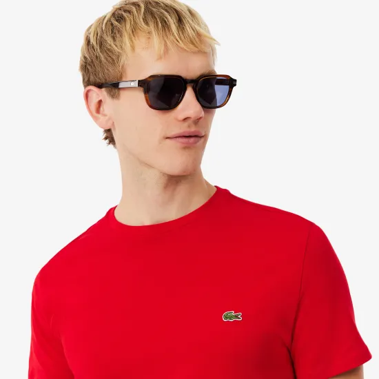 Polera Hombre Algódon Rojo Lacoste - Imagen 2