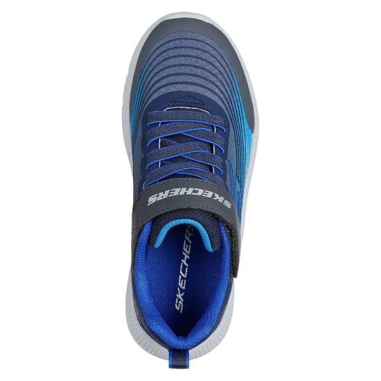 Zapatilla Niño Microspec Advance Azul Skechers - Imagen 2