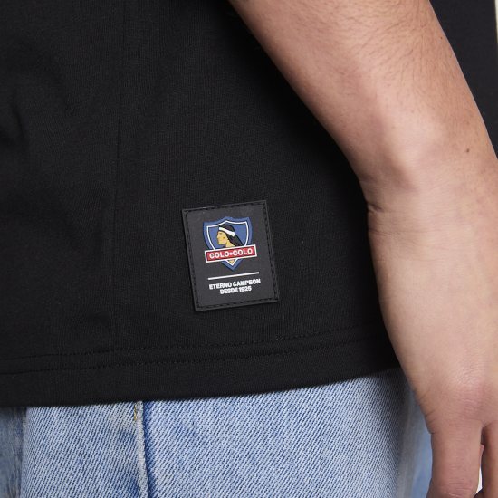 Polera Hombre Eterno Campeon Black V2621NE Colo Colo - Imagen 5
