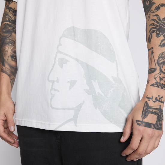 Polera Hombre Logo Frontal White Estampado V2622BL Colo Colo - Imagen 4