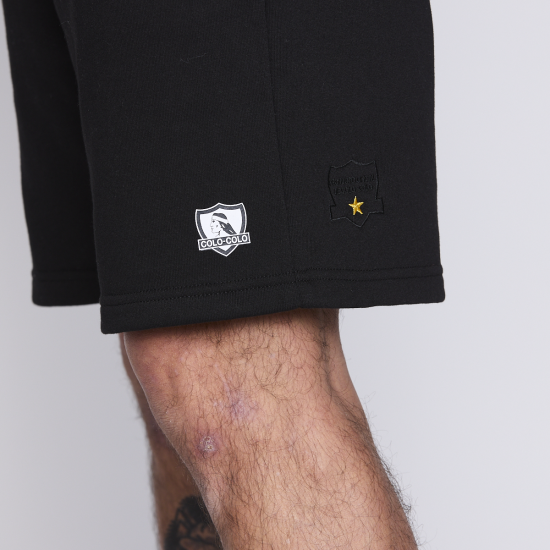 Short Hombre Liso Black V2665NE Colo Colo - Imagen 6