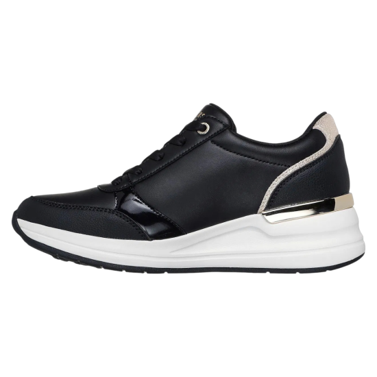 Zapatilla Mujer Billion 2 High End Negro Skechers - Imagen 2