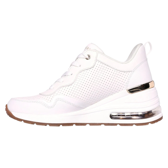 Zapatilla Mujer Million Air Hotter Air Blanco Skechers - Imagen 3