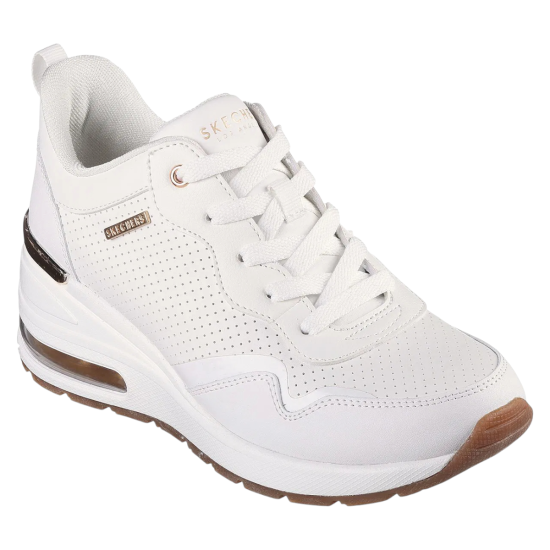 Zapatilla Mujer Million Air Hotter Air Blanco Skechers - Imagen 5