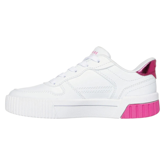 Zapatilla Niña Jade Metallic Springs Blanco Skechers - Imagen 4