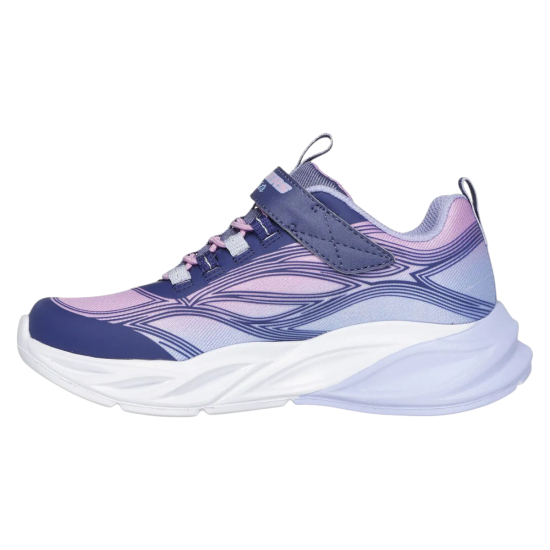 Zapatilla Niña S Lights Cosmic Glow Morado Skechers - Imagen 3