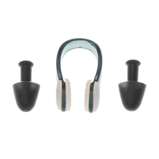 Set de Tapones Oidos y Clip Nasal Negro Uktime - Imagen 3