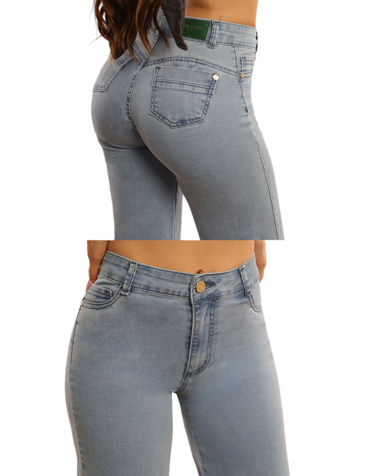 JEANS PALAZZO JAMAICA LIGHT BLUE V26 DIVINE - Imagen 3