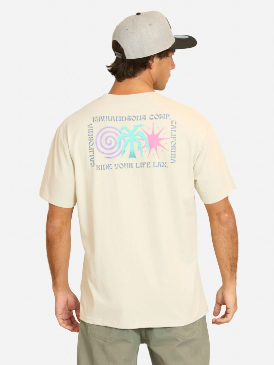 Polera Hombre MC 5P612-MV Liso Beige Maui - Imagen 2