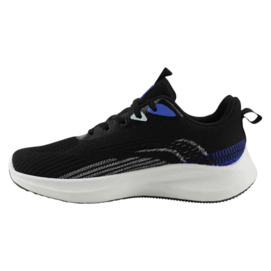 Zapatilla Hombre New Walk Mesh Negra Deportiva - Imagen 3