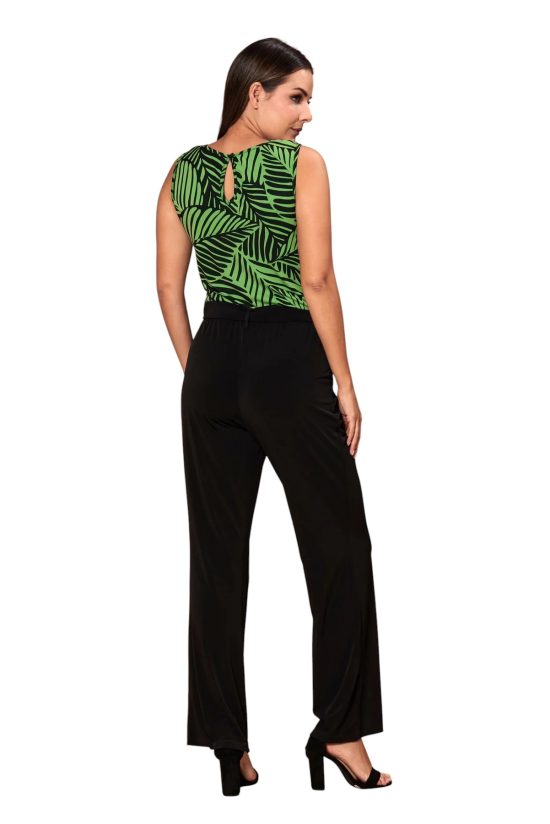 Enterito Mujer Give Darla Verde Estampado Tropical Give - Imagen 2