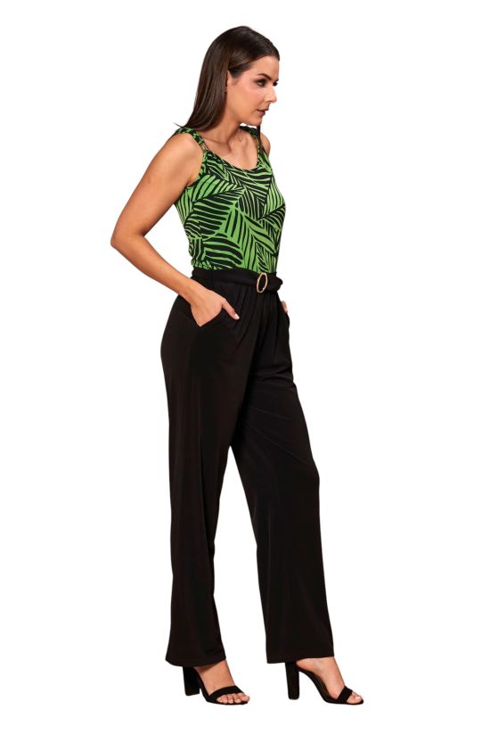 Enterito Mujer Give Darla Verde Estampado Tropical Give - Imagen 3