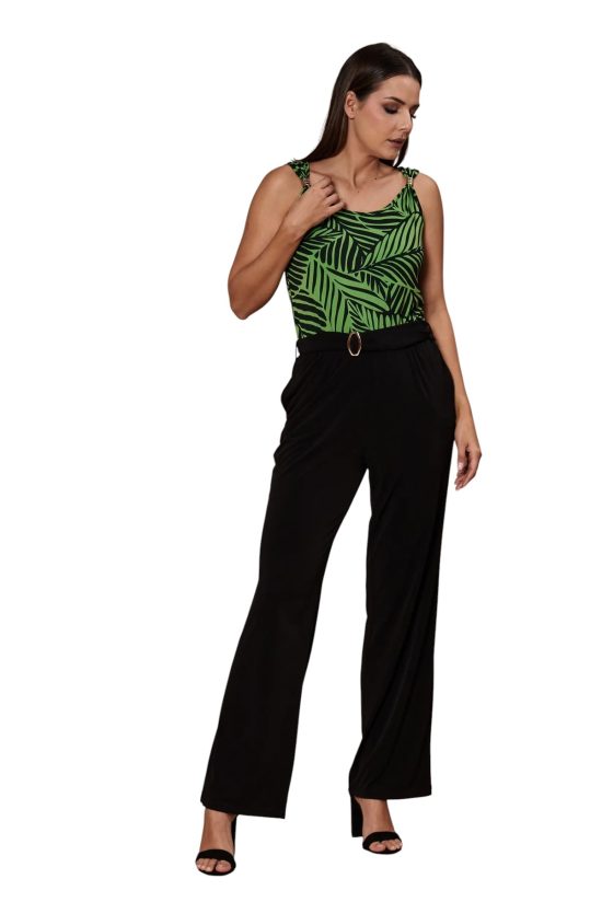 Enterito Mujer Give Darla Verde Estampado Tropical Give - Imagen 5