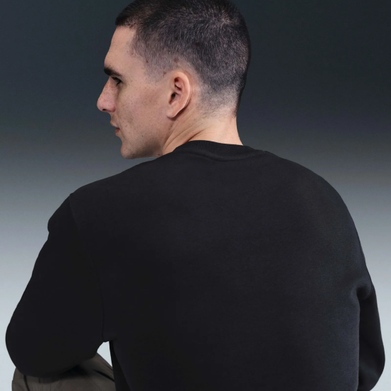 Poleron Hombre Club Black Nike - Imagen 3