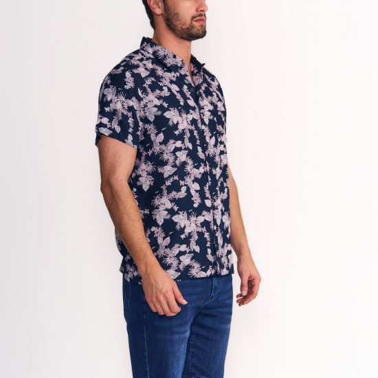 Camisa Hombre Surf Guayabera Plain Andromeda - Imagen 2
