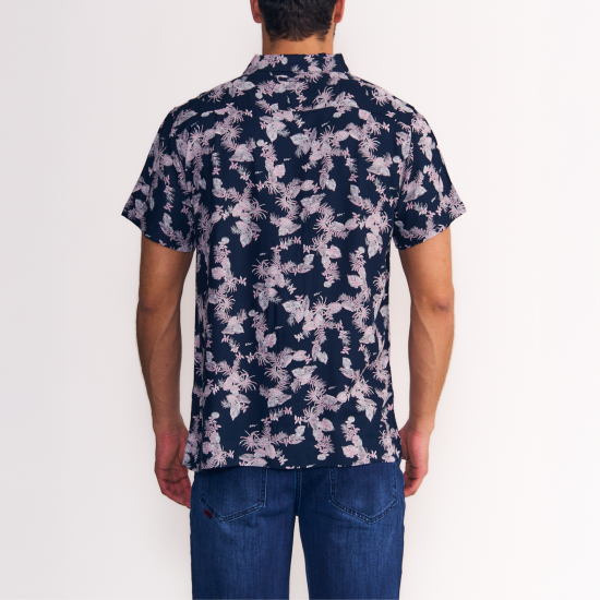Camisa Hombre Surf Guayabera Plain Andromeda - Imagen 4