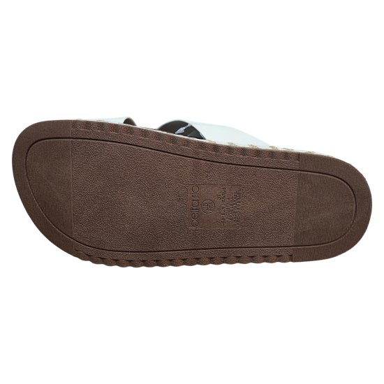 Sandalia Mujer Plataforma Blanca Comfort Chic Beira Rio - Imagen 5