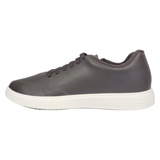 Zapatilla Hombre Urbana Café Con Cierre Lateral BR Sport - Imagen 3