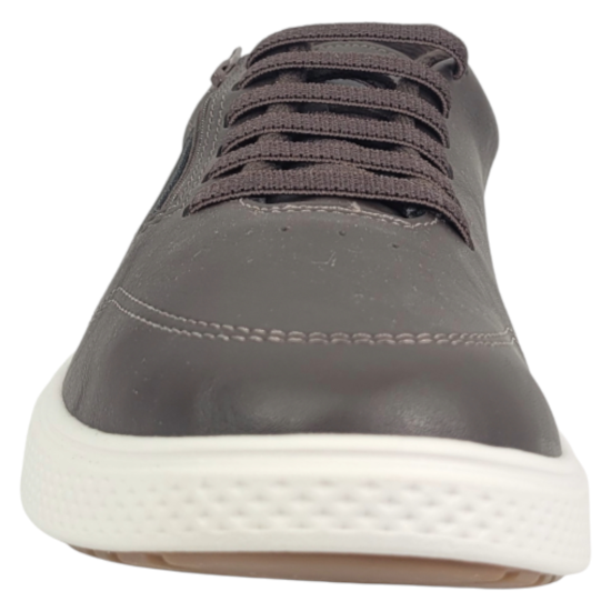 Zapatilla Hombre Urbana Café Con Cierre Lateral BR Sport - Imagen 4