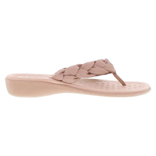 Sandalia Mujer Trenzada Beige 8224.853 Beira Rio - Imagen 2