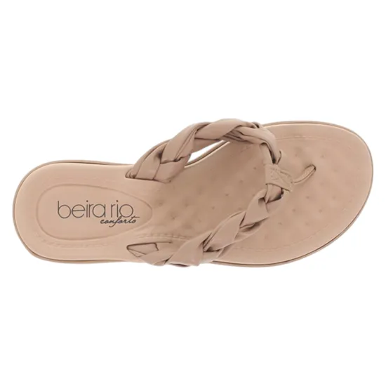 Sandalia Mujer Trenzada Beige 8224.853 Beira Rio - Imagen 6
