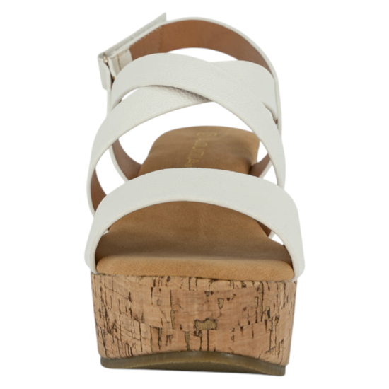 Sandalia Mujer Toscana Plataforma Blanco Alquimia - Imagen 3
