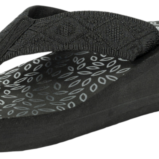 Sandalia Mujer Creta Plataforma Negro Alquimia - Imagen 4