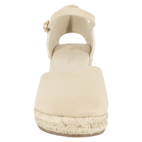 Sandalia Mujer Verona Yute Beige Alquimia - Imagen 2
