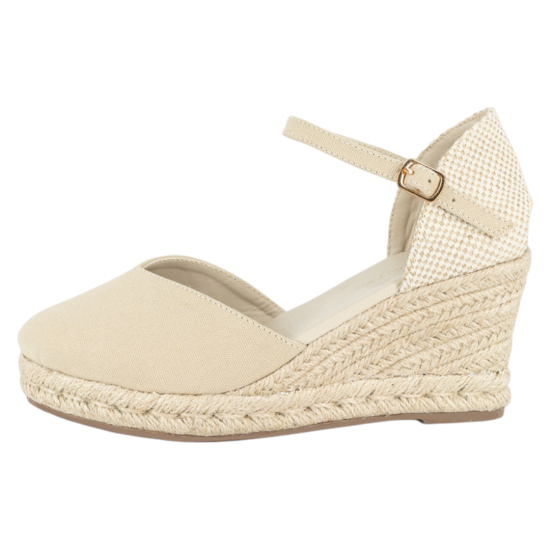 Sandalia Mujer Verona Yute Beige Alquimia - Imagen 3