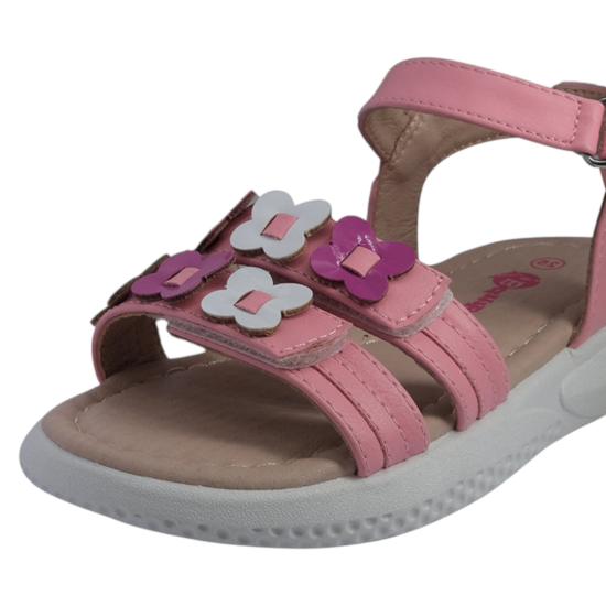 Sandalia Niña Lilia Rosado Bamboo - Imagen 4