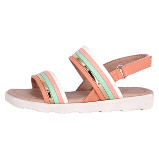 Sandalia Niña Arcoíris Rosado Bamboo - Imagen 2