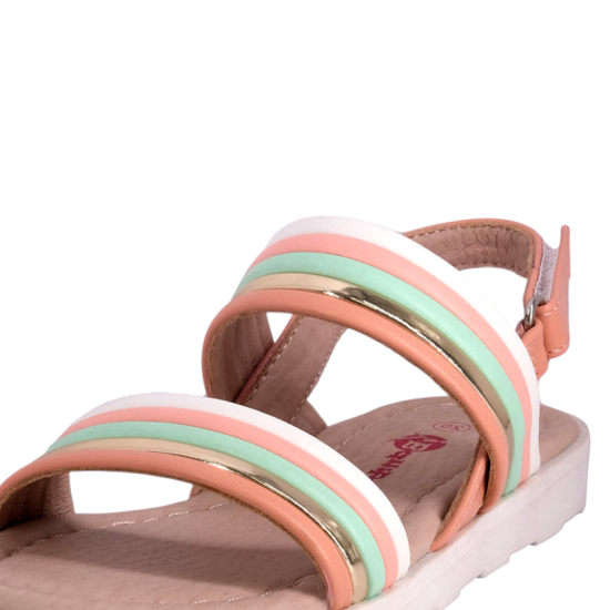 Sandalia Niña Arcoíris Rosado Bamboo - Imagen 4