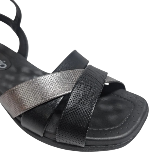 Sandalia Mujer Britta Gales Negro Beira Rio - Imagen 4