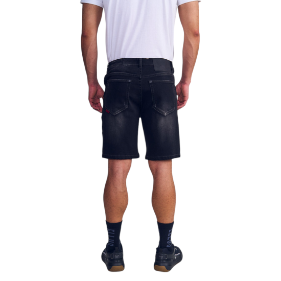 Short Hombre Rock 71 Black Emboss Ellus - Imagen 2