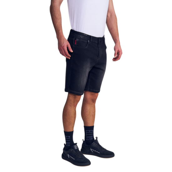 Short Hombre Rock 71 Black Emboss Ellus - Imagen 3