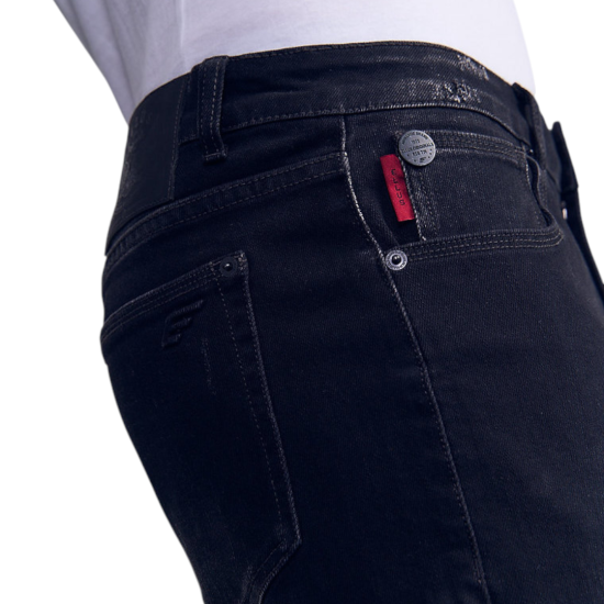 Short Hombre Rock 71 Black Emboss Ellus - Imagen 4