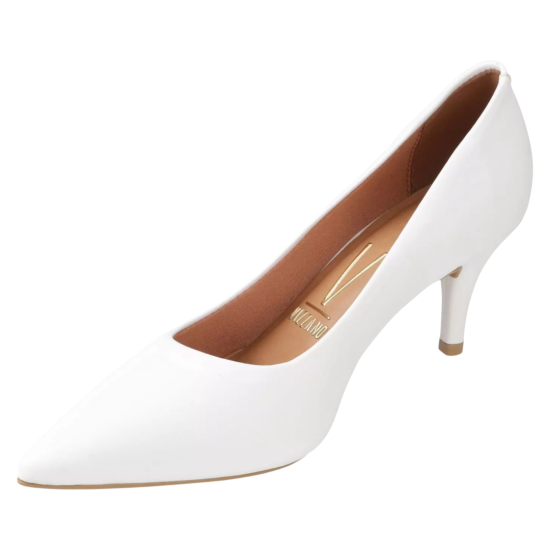 Zapato Mujer Taco Medio Stiletto Blanco Vizzano - Imagen 2