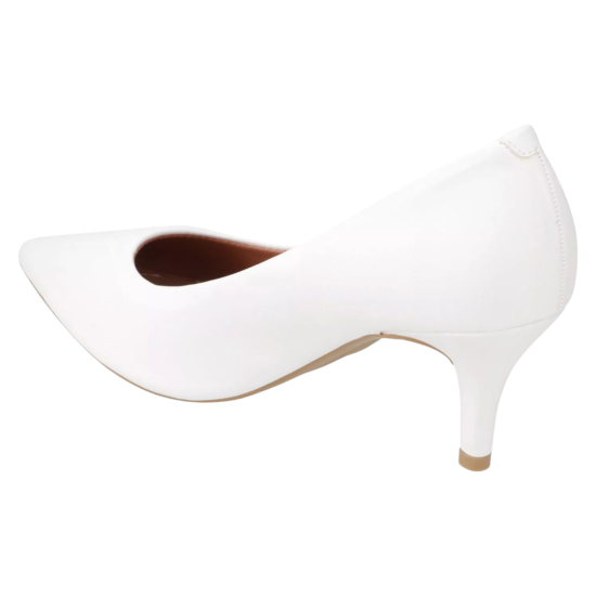 Zapato Mujer Taco Medio Stiletto Blanco Vizzano - Imagen 5