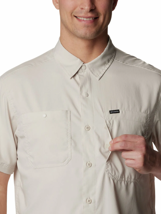 Camisa Manga Corta Hombre Silver Ridge Utility Lite Beige Columbia - Imagen 5