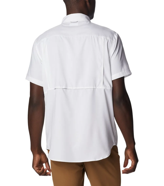 Camisa Hombre Manga Corta Silver Ridge Utility Lite Blanca Columbia - Imagen 3