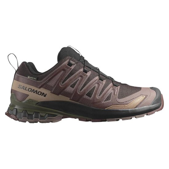 ZAPATILLA XA PRO 3D V9 GORE TEX BLACK COFFEE RUM RAISIN OLIVE NIGHT SALOMON