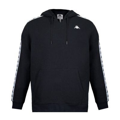 Polerón Hombre Banda Logo Negro Kappa