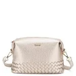 Cartera Bandolera Grande Gacel Dorado Car3346