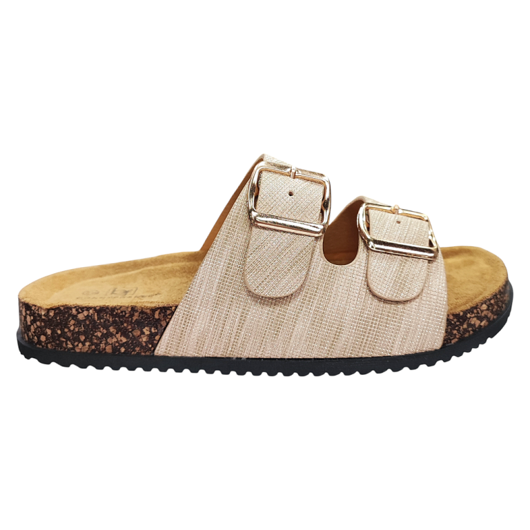 Sandalia Mujer Sintético Beige Siena Bonny Franco