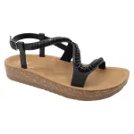 Sandalia Mujer Negra Urban Pearl Bonnyfranco